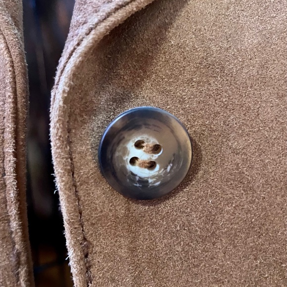 Harold's Genuine Leather Brown Women's Vest - Picture 3 of 3